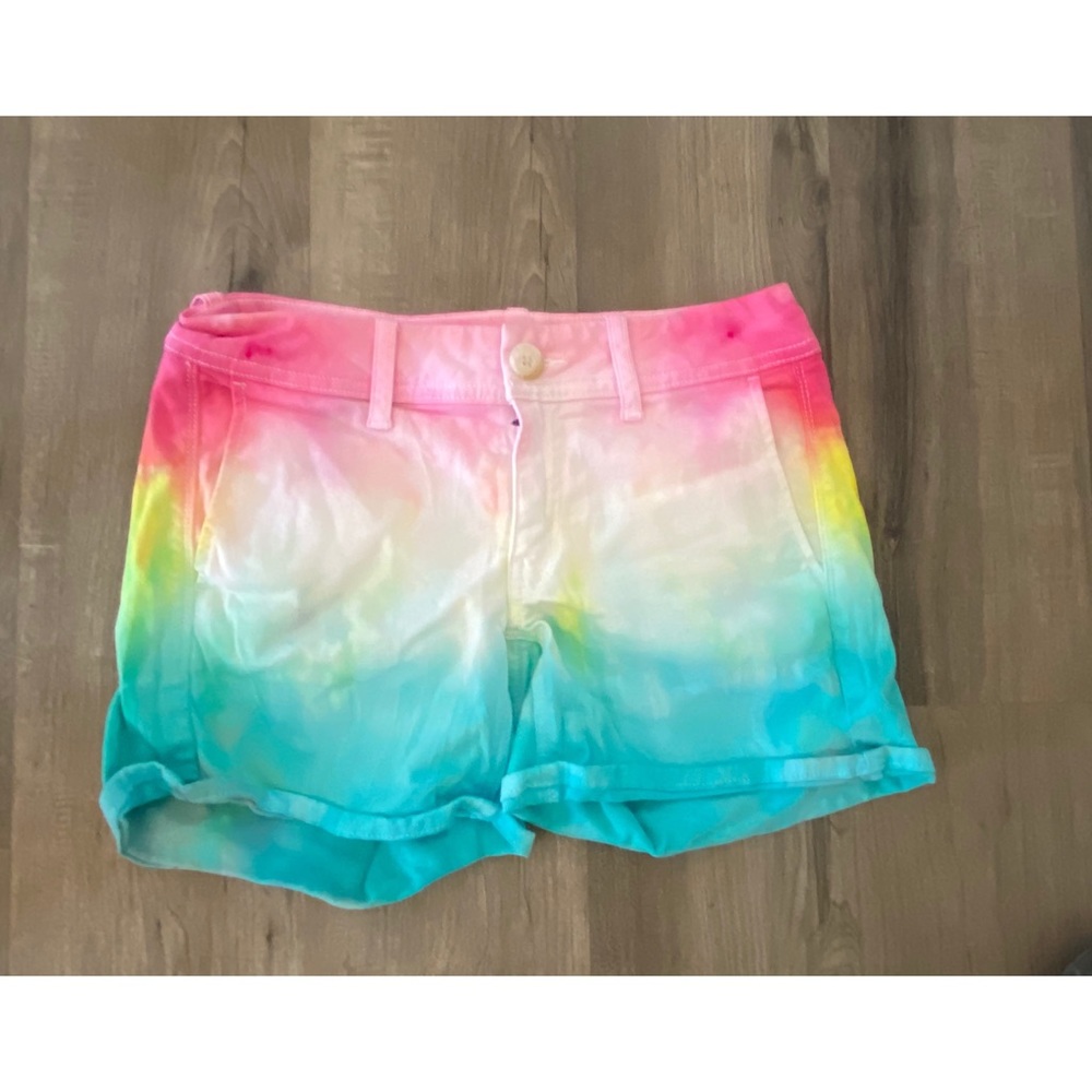 American Eagle MIDI Tie Dye Shorts